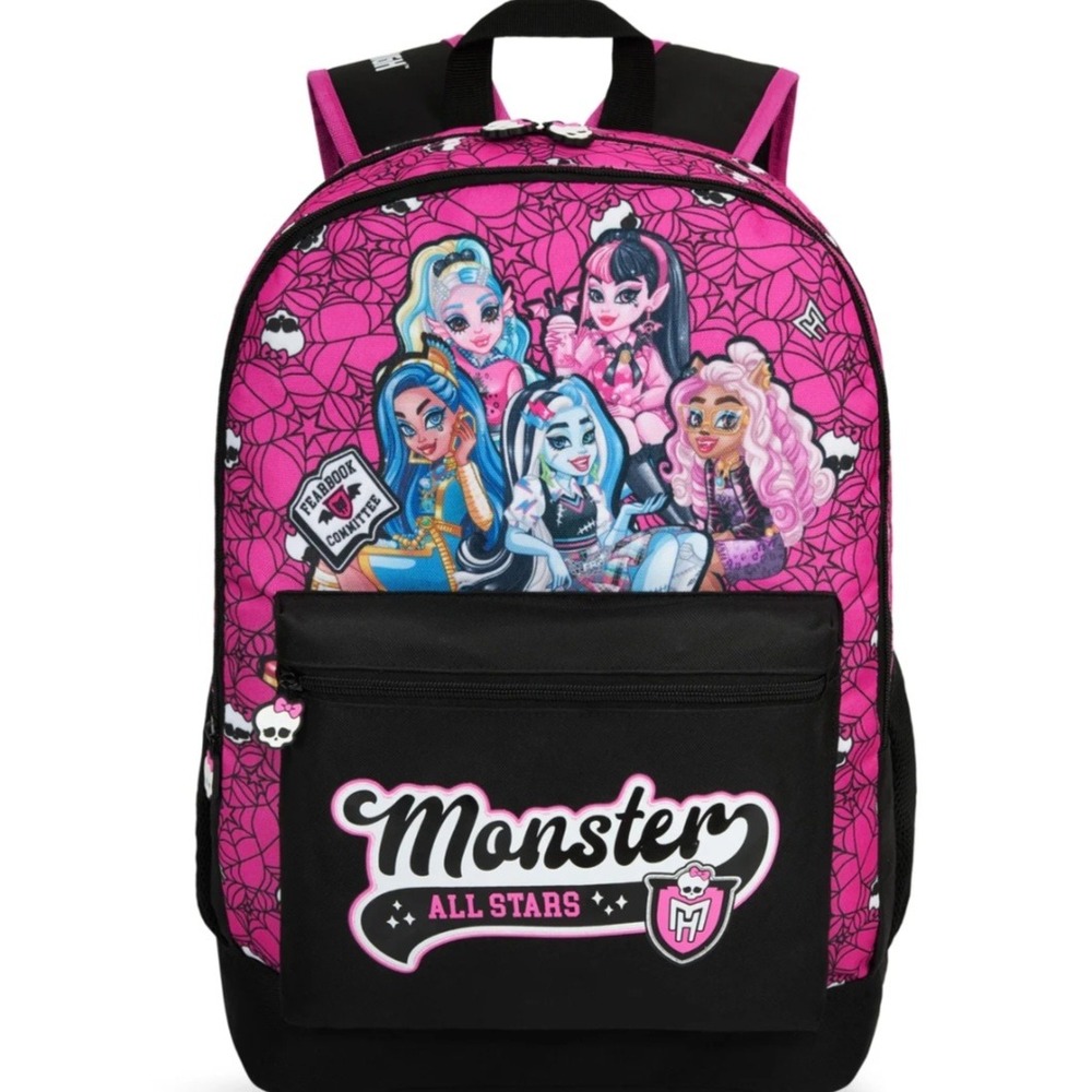 Monster High All Stars Backpack School Bag New